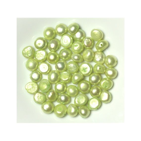 10pc - Perles de Culture 8-9mm Vert clair  4558550038470