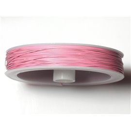 Spoel 100 meter - Metaaldraad 0.45mm Candy light pink - 4558550038487 