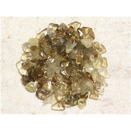 Borsa circa 100pz - Chip di perle di semi di quarzo fumé 5-12mm 4558550038739