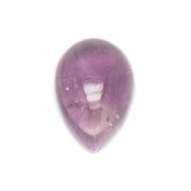 N12 - Cabochon in pietra - Goccia di ametista 21x18mm - 8741140005808 