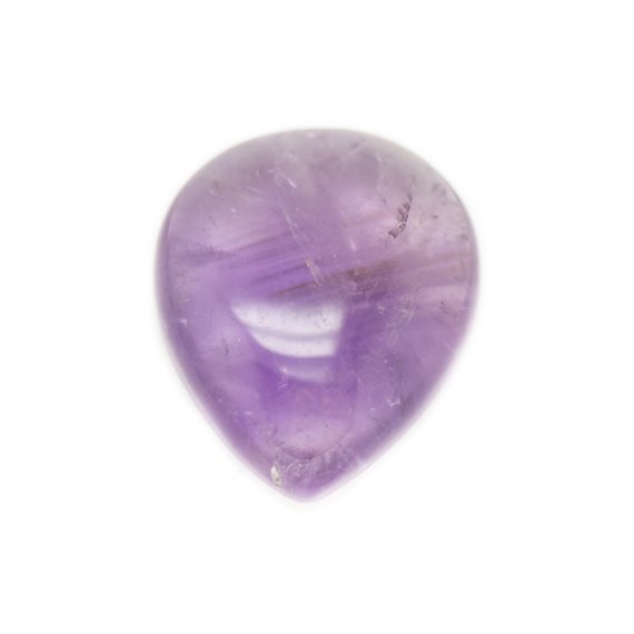N13 - Cabochon de Pierre - Améthyste Goutte 26x21mm - 8741140005815 