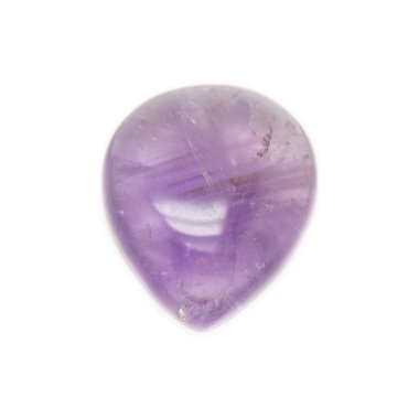 N13 - Cabochon de Pierre - Améthyste Goutte 26x21mm - 8741140005815 