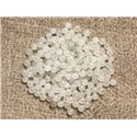 Fil 39cm 190pc env - Perles de Pierre - Quartz Rose Boules 2mm 