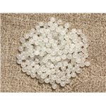 Fil 39cm 190pc env - Perles de Pierre - Quartz Rose Boules 2mm 