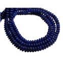 Fil 39cm 116pc env - Perles de Pierre - Jade Rondelles 5x3mm Bleu Nuit 