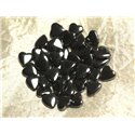 Fil 39cm 40pc env - Perles de Pierre - Hématite Coeurs 10mm 