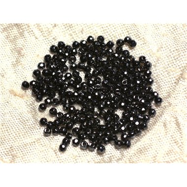 Fil 39cm 185pc env - Perles de Pierre - Hématite Boules Facettées 2mm 