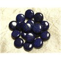 Fil 39cm 26pc env - Perles de Pierre - Lapis Lazuli Palets 14mm 