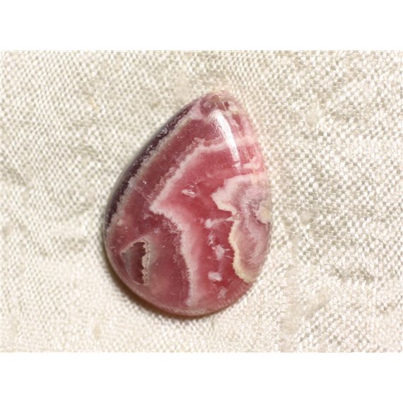 N20 - Cabochon Pierre - Rhodochrosite Goutte 27x20mm - 4558550094001 