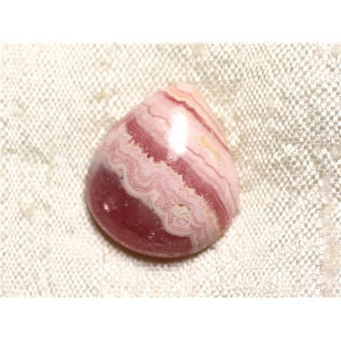 N8 - Cabochon Pierre - Rhodochrosite Goutte 21x17mm - 4558550093882 