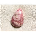 N11 - Cabochon Pierre - Rhodochrosite Goutte 25x17mm - 4558550093912 