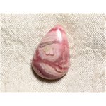 N11 - Cabochon Pierre - Rhodochrosite Goutte 25x17mm - 4558550093912 