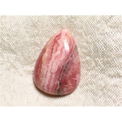 N13 - Cabochon Pierre - Rhodochrosite Goutte 26x18mm - 4558550093936 