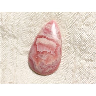 N19 - Cabochon Pierre - Rhodochrosite Goutte 31x18mm - 4558550093998 