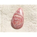 N19 - Cabochon Pierre - Rhodochrosite Goutte 31x18mm - 4558550093998 