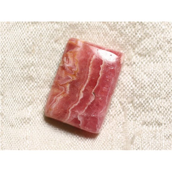 N24 - Cabochon Pierre - Rhodochrosite Rectangle 23x16mm - 4558550094049 