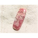 N27 - Cabochon Pierre - Rhodochrosite Rectangle 42x16mm - 4558550094070 