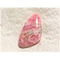 N32 - Cabochon Pierre - Rhodochrosite Triangle 30x19mm - 4558550094124 