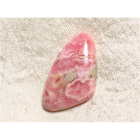 N32 - Cabochon Pierre - Rhodochrosite Triangle 30x19mm - 4558550094124 