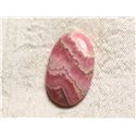 N50 - Cabochon Pierre - Rhodochrosite Ovale 30x28mm - 4558550094308 