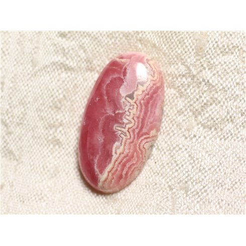 N48 - Cabochon Pierre - Rhodochrosite Ovale 30x16mm - 4558550094285 