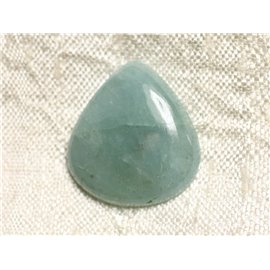 Stone Cabochon - Aquamarine Drop 22x20mm N7 - 4558550082794 