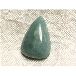 Cabochon in pietra - goccia acquamarina 23x17 mm N11 - 4558550082831 