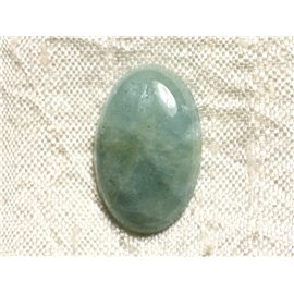 Cabujón de piedra - Aguamarina Ovalada 25x15mm N25 - 4558550082978 