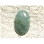 Cabochon de Pierre - Aigue Marine Ovale 25x15mm N25 - 4558550082978 