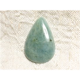 Stone Cabochon - Aquamarine Drop 27x17mm N6 - 4558550082787 