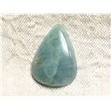 Cabochon de Pierre - Aigue Marine Goutte 23x16mm N5 - 4558550082770 