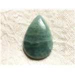 Cabochon de Pierre - Aigue Marine Goutte 27x17mm N12 - 4558550082848 