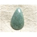 Cabochon de Pierre - Aigue Marine Goutte 30x19mm N17 - 4558550082893 