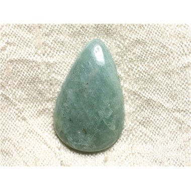 Cabochon de Pierre - Aigue Marine Goutte 30x19mm N17 - 4558550082893 