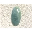 Cabochon de Pierre - Aigue Marine Ovale 30x15mm N42 - 4558550083142 