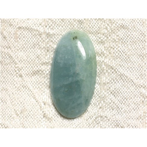 Cabochon de Pierre - Aigue Marine Ovale 30x15mm N42 - 4558550083142 