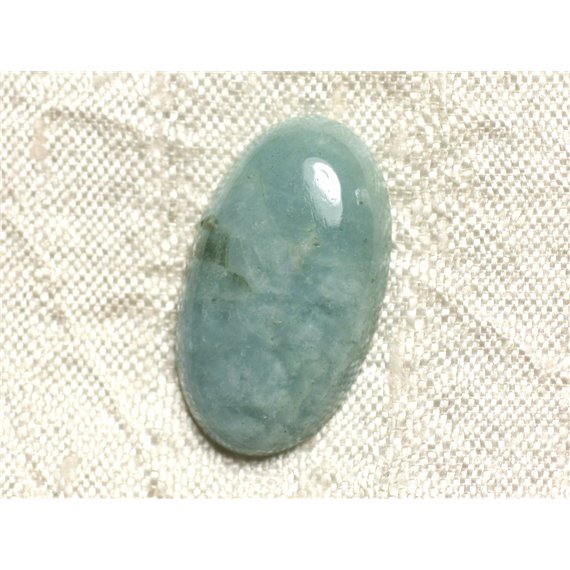 Cabochon de Pierre - Aigue Marine Ovale 28x16mm N40 - 4558550083128 