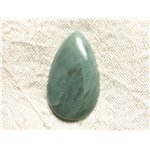 Cabochon de Pierre - Aigue Marine Goutte 32x19mm N19 - 4558550082916 