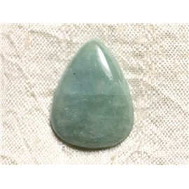 Cabochon in pietra - Goccia acquamarina 28x22mm N14 - 4558550082862 