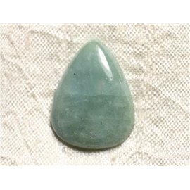 Stone Cabochon - Aquamarine Drop 28x22mm N14 - 4558550082862 