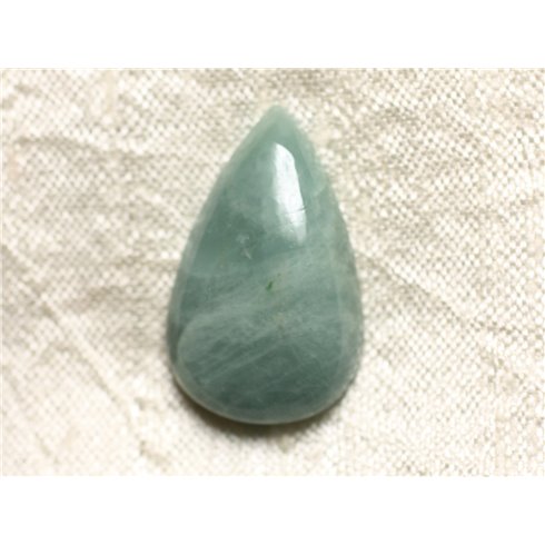 Cabochon de Pierre - Aigue Marine Goutte 30x18mm N21 - 4558550082930 