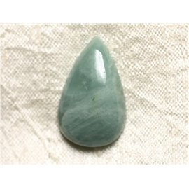 Cabochon in pietra - Goccia acquamarina 30x18mm N21 - 4558550082930 