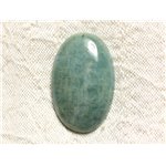 Cabochon de Pierre - Aigue Marine Ovale 33x22mm N55 - 4558550083272 