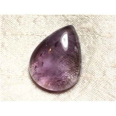 N3 - Cabochon de Pierre - Améthyste Goutte 33x25mm - 4558550081018 