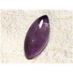 N10 - Cabochon de Pierre - Améthyste Marquise 34x16mm - 4558550081087 