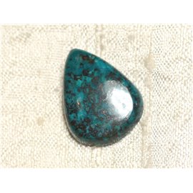 N9 - Cabochon Semi precious stone - Azurite Drop 23x18mm - 4558550079329 