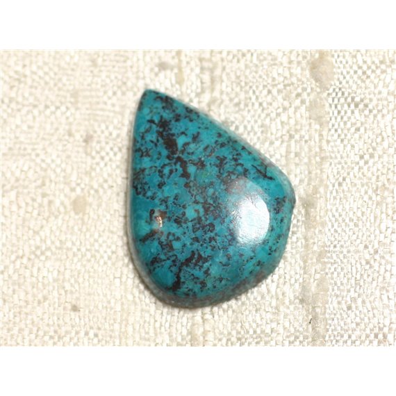 N7 - Cabochon Pierre semi précieuse - Azurite Goutte 23x17mm - 4558550079305 