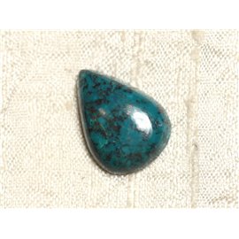 N3 - Cabochon Semi precious stone - Azurite Drop 22x16mm - 4558550079268 