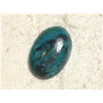 N13 - Cabochon Pierre semi précieuse - Azurite Ovale 24x16mm - 4558550079367 