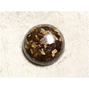 N1 - Cabochon de Pierre - Bronzite Rond 21mm - 4558550086891 